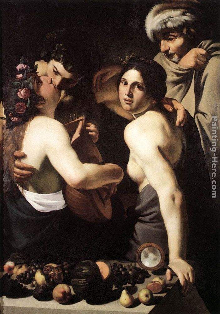 Bartolomeo Manfredi Allegory of the Four Seasons